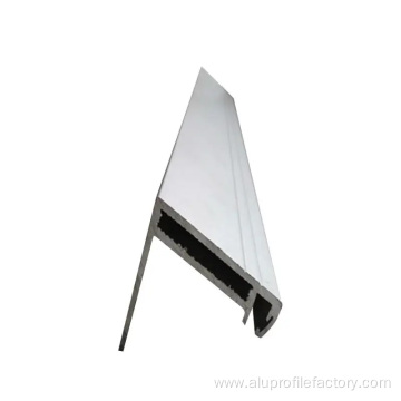 Aluminum alloy pitched roof brackets for solar panels